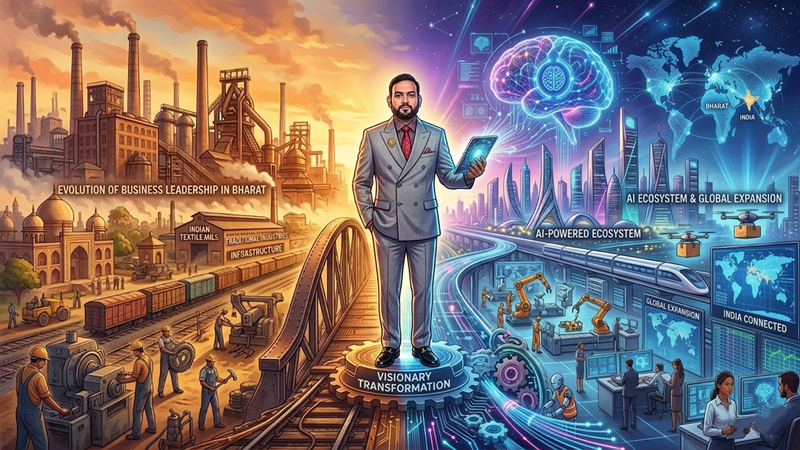 Top Business Leaders in India | Nitin Tiwari Aarav Global Group Chairman AI Vision